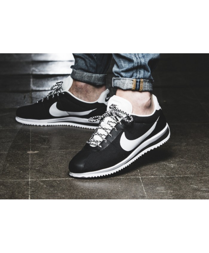 nike cortez ultra moire black and white